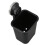 1 PC Suction Cup Toothbrush Cup Holder Rack Plastic Holder Black 3