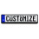 Aangepaste Duitse kentekenplaat (aangepaste plaat met frame) 5