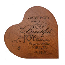 LIFESONG MILESTONE MEMORIAL Presenterar Remembrance Sign Wood Sympathy Present Ider fr mamma pappa son dotter bror syster syster firande av liv