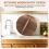 Kitchen Multi-Functional Wooden Pot Cover Handle Pan Lid 26cm 4