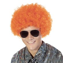 INGYENES BEAUTY Bolyhos afro szintetikus bohcparka frfiaknak Noi Cosplay Anime Party Karcsonyi Halloween dszes vicces parkk (narancs)