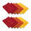 Bordlinned til mindre Thanksgiving/efter?rsservietter (12-pak guld/br?ndt orange/r?d) 1