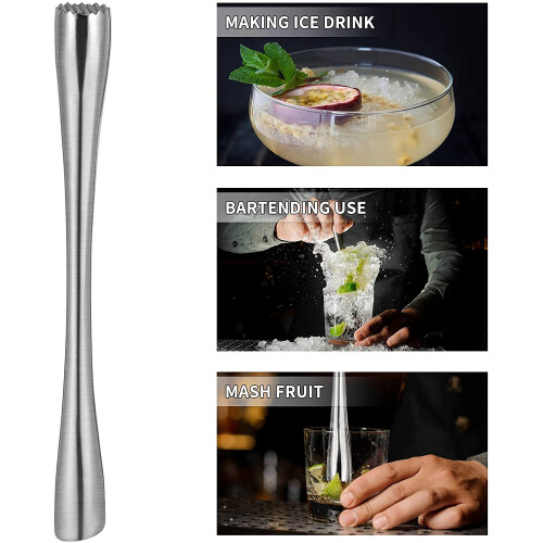 Muddler Ice Mash for Fresh Fruit Spice Ice Bars Tools 26 cm 2