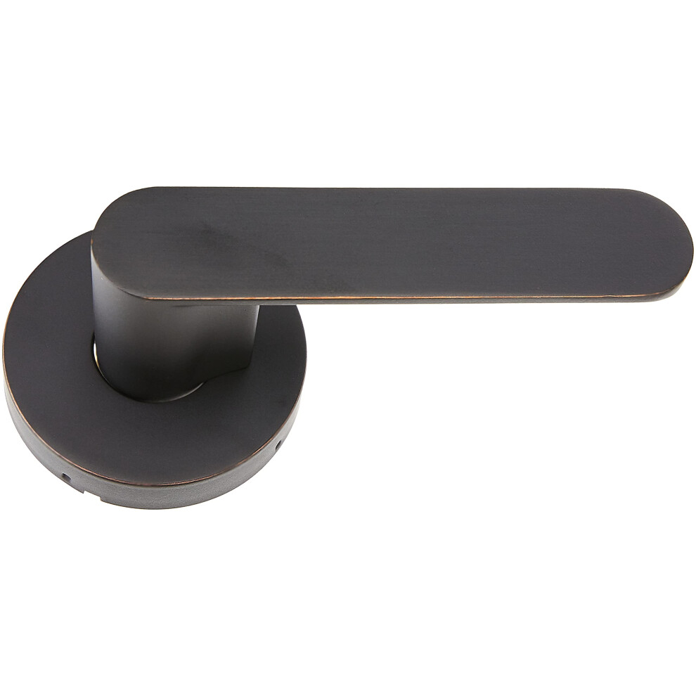 Poign   e de porte de passage Yale Security D510KK01 Kincaid Bronze