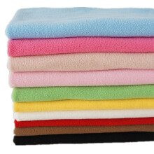 RayLineDo 10PCS 50 * 50cm Solid Color Knitted Polar Fleece Fabric Anti Pill Fabric Patchwork Polyester Plush Fleece Cloth for DIY Sewing Handmade Doll