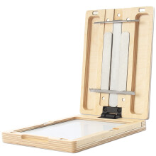 Nowa Fala u.go Plener | Anywhere Pochade Box 8,4 cala x 11,25 cala x 1,25 cala Sztaluga plenerowa Sztaluga artystyczna Sztaluga artystyczna