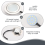 LED Dunstabzugshaubenbeleuchtung 12V DC, 2W, EL-Buchse (männlich), 2er-Pack – kompatibel mit gängigen Hauben 3