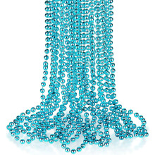 Light Blue Bead Necklaces 30"""""""" (Pack of 50) - Vibrant Design Perfect for Weddings Parties Events Gatherings & Gifts