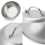 Αξεσουάρ Griddle Heavy Duty 9in Wide Smashed Burger Melting 3