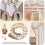 8 styles de perles en bois avec visage souriant 20 mm 4