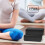 Yoga Blocks 2 Pack,EVA Foam Yoga Block Exercise Bricks,Black 2