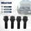 4 tuercas de rueda negras para E30, E36, E46, E60 y E90 5