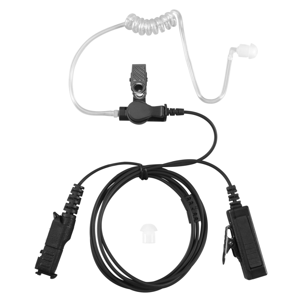 Black Mtp3100 Mtp3250 Mtp3550 Earpiece Headset Ptt Radio