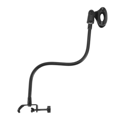 Suporte flexível para microfone com pescoço de ganso e braçadeira de mesa para rádio 2