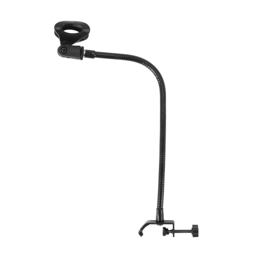Suporte flexível para microfone com pescoço de ganso e braçadeira de mesa para rádio 1
