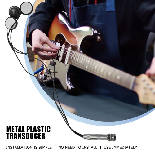 Universal Pickup Piezo 3 Transducer 6,35mm για Ukulele κιθάρας 1