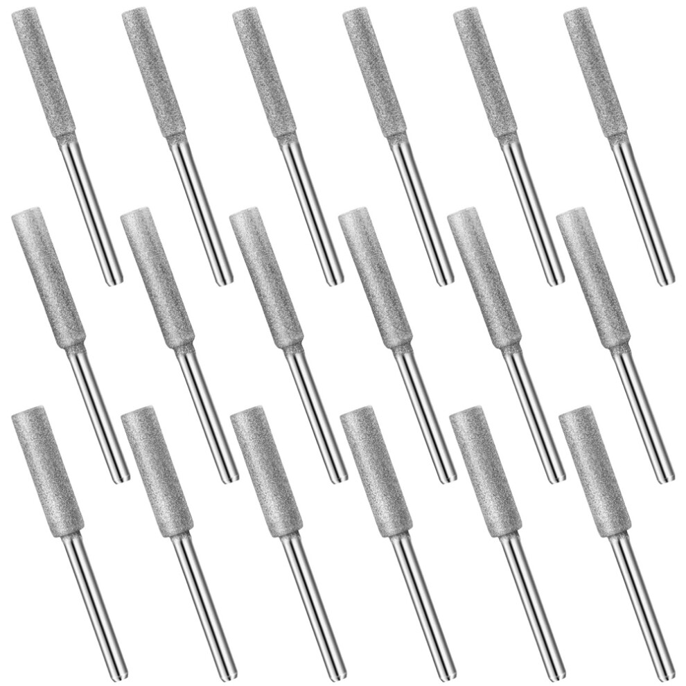 18Pcs Chainsaw Sharpener Bits,3 Size For Chain Saw Stone Jewelry Wood 4852629049740