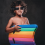 Kids Adults Rainbow Swimming Kickboard Foam Float Kick Board 6
