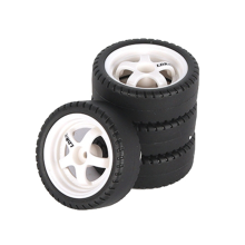4Pcs 33mm Drift Hard Tyre for LDRC AE86 A86 A86P LD1801 1/18 RC Car,1