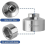 Socket-Oil Filter Wrench Tool,Steel Quickly Oil Filter Removal Tool 4