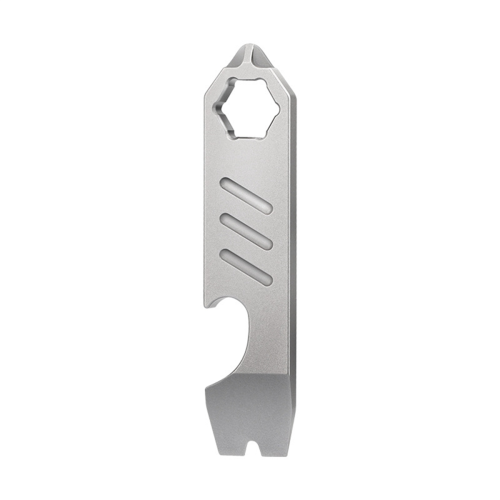TC4 Titanium Alloy Crowbar Bottle Opener Graduated Scale Wrench Tools 1
