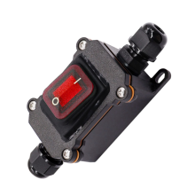 Interruptor em linha à prova d'água IP67 12 V DC 20 A Interruptor de alimentação de alta corrente