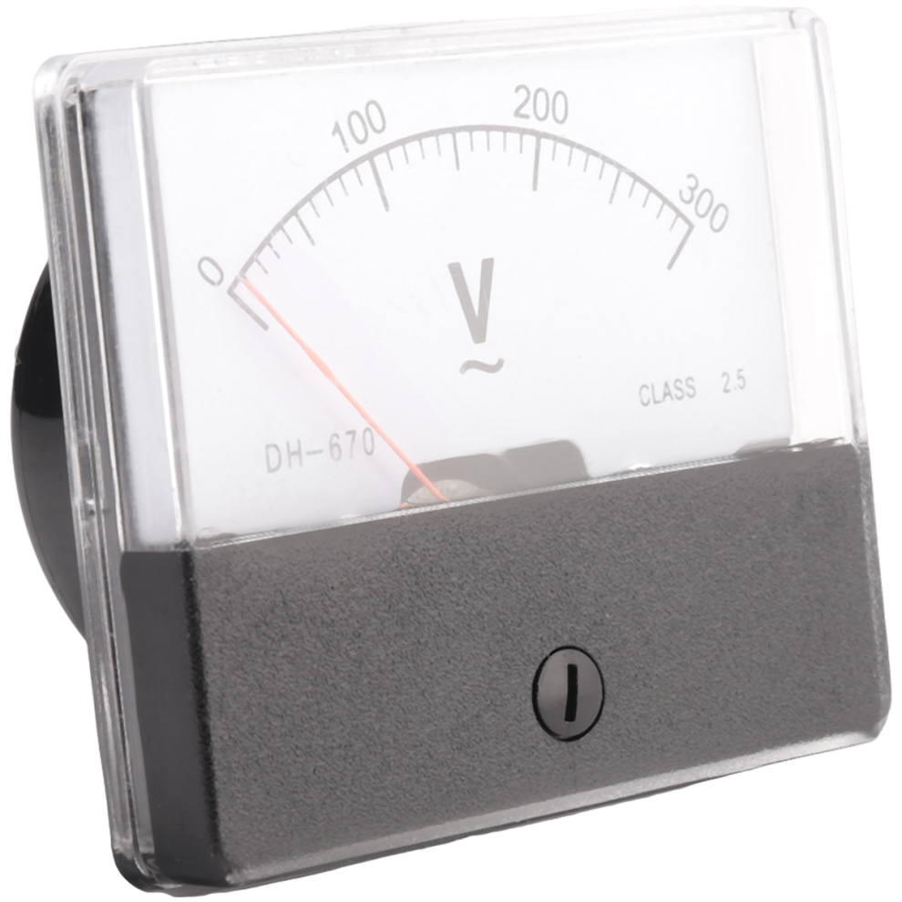 Rectangle Ac 0-300V Gauge Analog Panel Meter Voltmeter Dh670 4851244616863
