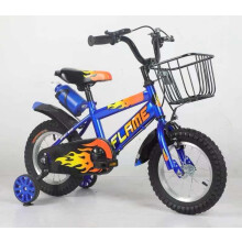 Flame blue kids bike