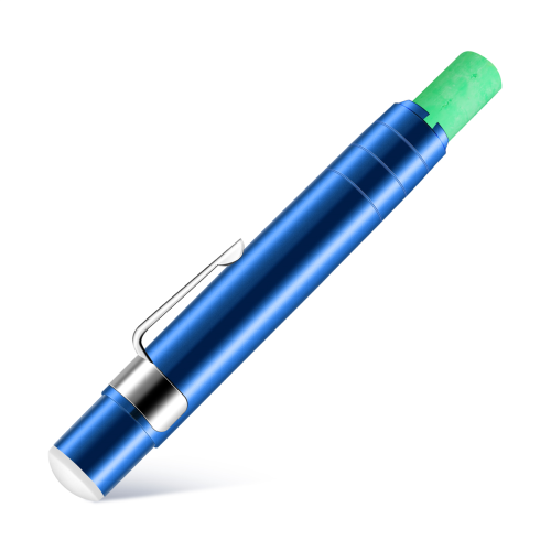 τμχ Μαύρο κράμα αλουμινίου Chalk Keeper Holder (μπλε) 2