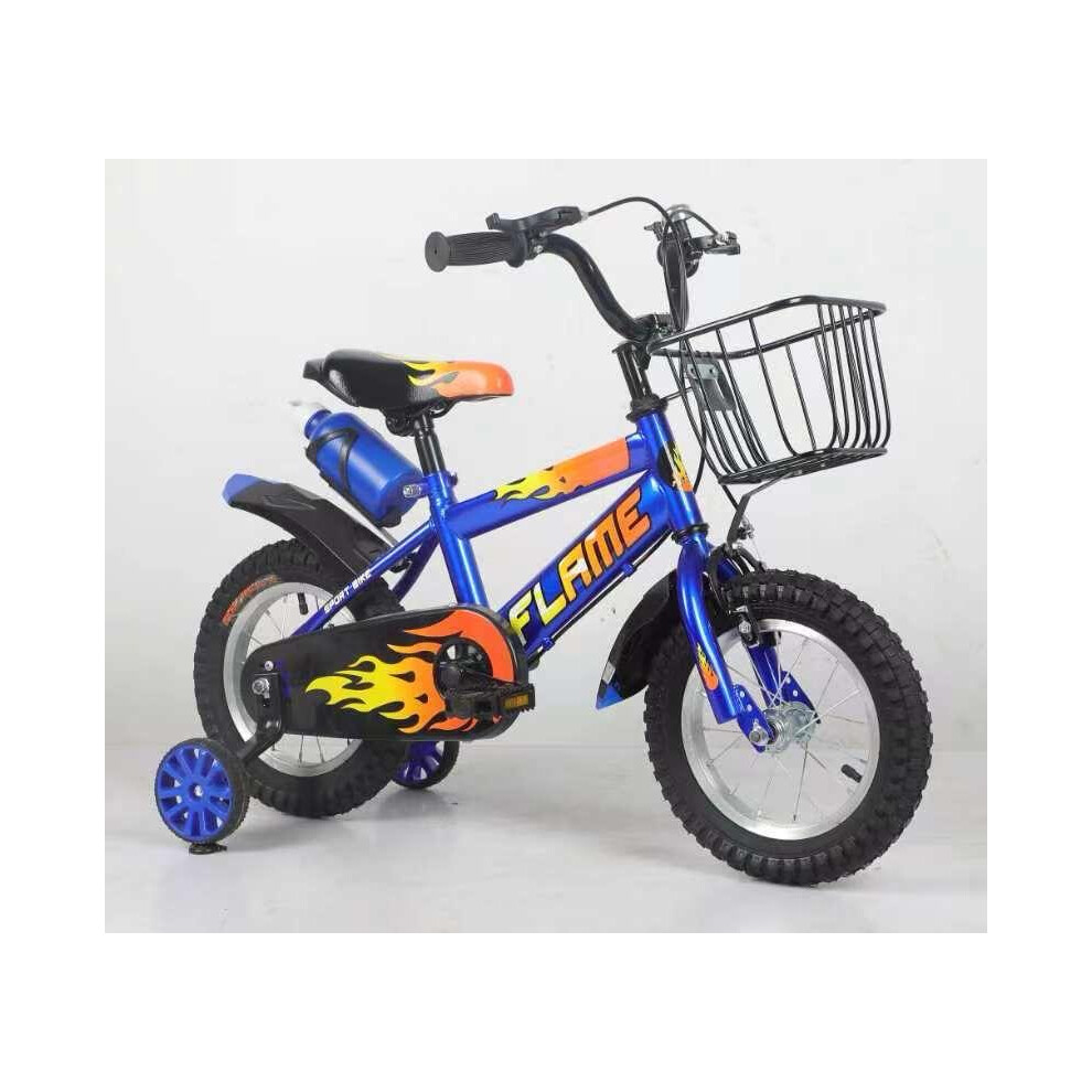 16inch Blue Flame Boys Bike Kids