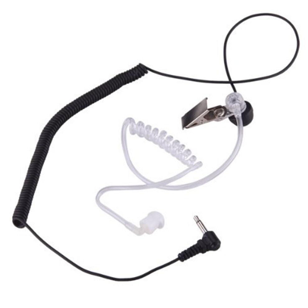 3.5Mm Acoustic Tube Earpiece For Apx7000 Headset Earphone Black/White 4852629076531