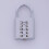 Anti-theft Button Combination Padlock Digit Password Lock Zinc Alloy 2