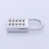 Anti-theft Button Combination Padlock Digit Password Lock Zinc Alloy 3