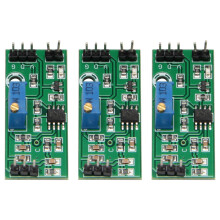 3Pcs LM393 3,5-24V Μονάδα σύγκρισης τάσης με ένδειξη LED