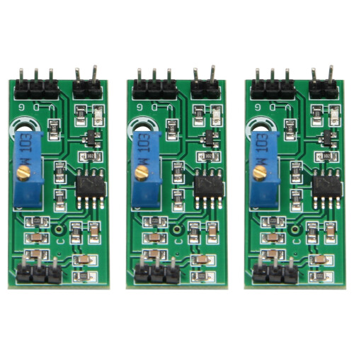 3Pcs LM393 3,5-24V Μονάδα σύγκρισης τάσης με ένδειξη LED
