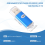 USB Memory Stick Flash Pen Drive U Disk for PC TV Blue 16GB 7