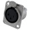 XLR Γυναικείο Jack 3 Pin - Βάσεις στήριξης πάνελ D Series Size XLR-F -4 PACK 4