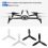 4 hélices de rechange pour drone Parrot Bebop 2, noir et blanc 5