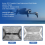 4 hélices de rechange pour drone Parrot Bebop 2, noir et blanc 7