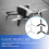 4 hélices de rechange pour drone Parrot Bebop 2, noir et blanc 4