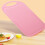 Plastic Chopping Block Vegetable Cutting Board With Hang Hole Pink 5