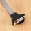 Adaptador de conector de cable plano DB9 RS232 a 10 pines 6