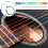 Conjunto de cordas coloridas arco-íris para violão acústico 5