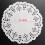 Lace Doilies Paper 100 Pcs,4.5 inch Liners for Cake,Tableware Display 2