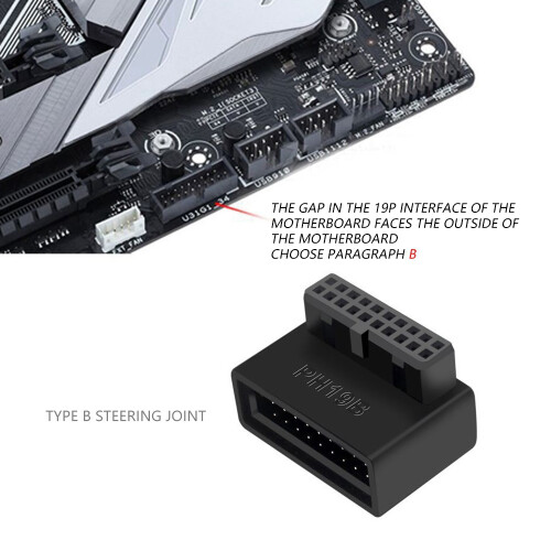 PH19B USB 3.0 Internal Header Converter για μητρική πλακέτα υπολογιστή 2