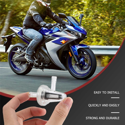 1Pcs Motorrad Rechten Winkel Inline Kraftstoff Filter für 2