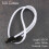 50CM SATA 3.0 III SATA3 7pin Data Cable 6Gb/s SSD Cables(White) 5