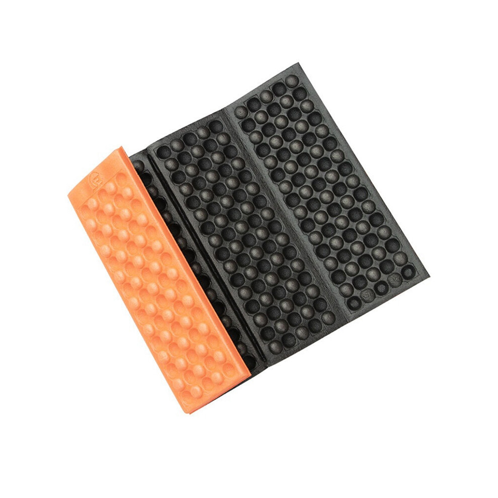 Tapis de sol pliable en mousse imperméable pour camping, pique-nique, parc, orange