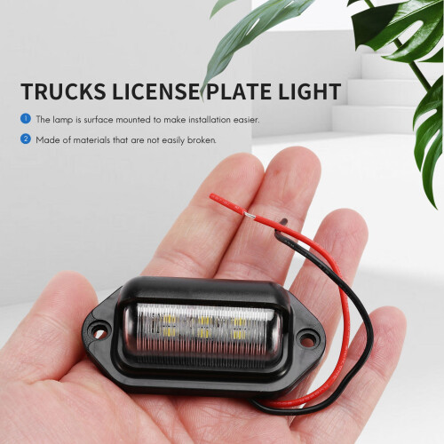 LED License Plate Light Waterproof License Plate Tail Light for RV 1