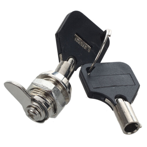 12mm Threaded Keyed Quarter Turn Cam Lock for Drawer Box Locker 2